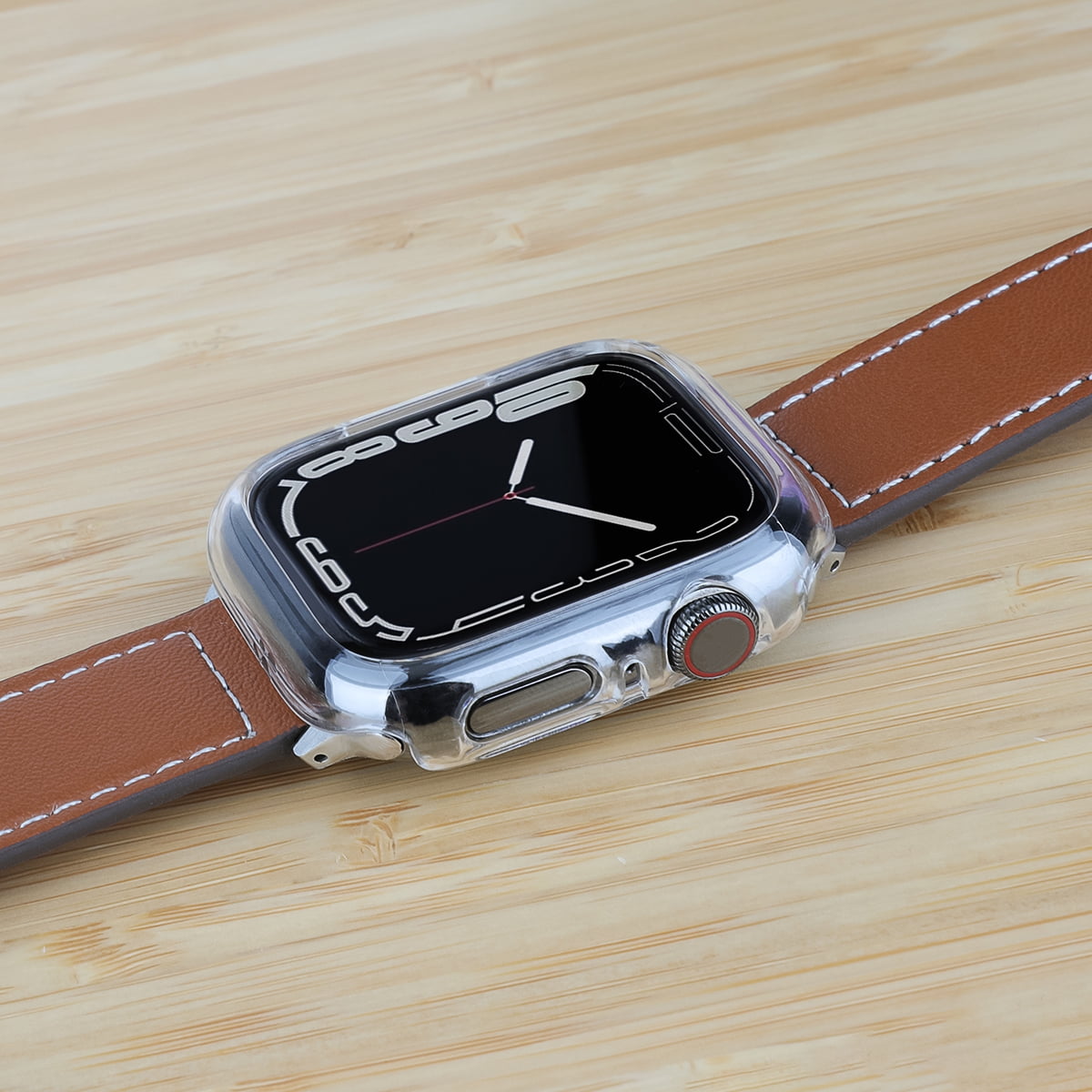 onn 45mm Clear Watch Bumper with No Screen Cover, 1 Piece