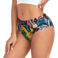 thumbnail image 2 of Balery Colorful Pug Ropa Interior de Algodón para Mujer con Dibujo – Braguitas Cómodas y Elásticas, Estilo Clásico-X-Small, 2 of 6