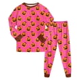 thumbnail image 4 of 7-8 Years Tween Short Sleeved And Shorts Set Halloween Parties Girls Sleepwear Matching Family Halloween Pajamas, 4 of 9