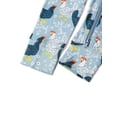 thumbnail image 6 of QEFJNO Bamboo Viscose Baby Boys Long Sleeve Romper, Newborn Infant Girls Jumpsuit, 2-Way Zipper Coverall Bodysuit - Chicken, 6 of 7