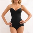 thumbnail image 5 of Sexy Underwire Push Up Cami Bodysuits for Womens Built in Bra Sleeveless Spaghetti Strap Going Out Tank Tops, 5 of 9