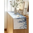 thumbnail image 5 of Table Runner 72 Inches Long for Kitchen Dining, Blue Eucalyptus Dresser Scarf Farmhouse, Dining Table Decorations for Wedding/Parties, Weeping Botanical Leaf Watercolor 16 x 72 In, 5 of 8