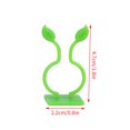 thumbnail image 1 of pitrice Plastic Plant Clips Fixed Buckles Self Adhesive Vine Tied Hooks L 10pcs, 1 of 7