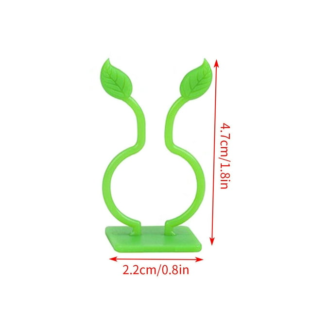 pitrice Plastic Plant Clips Fixed Buckles Self Adhesive Vine Tied Hooks L 10pcs