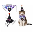 thumbnail image 2 of Halloween Dog Bandanas Bulk Pumpkin Dog Bandanas Spider Triangle Scarf Adjustable Bat Headbands Bib for Small Medium Large Pet Halloween Holiday Costume(24.8Inch,Halloween Set#C), 2 of 7