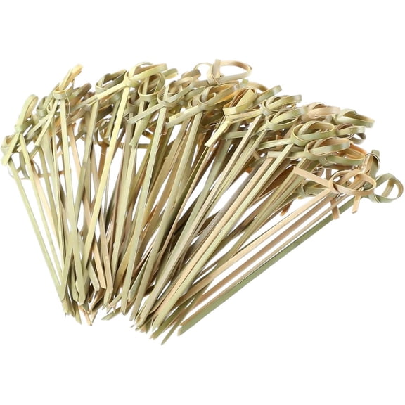 Cocktail Picks, 100 Pcs Decorative Bamboo Skewers, Drinks, Fruit, Charcuterie Boards, Party & Birthday Celebrations, Home Bar & Outdoor Festivals