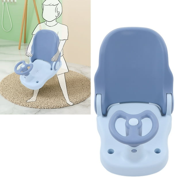 ASITO DE BAÑO PAREBÉS, SILLA DE BAÑO DE BAÑO ESTABLE SILLA DE BAÑO CON EL MEDIO AMBIENTE PP FORMA DE AUTOMÓVIL PEQUERO AJUSTABLE PARA LA DUCHA PARA BEBÉS