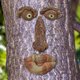 thumbnail image 5 of Decoración De Resina Decoración De Resina Decoración de caras de árbol de resina Decoración de cara de corteza de bricolaje para jardín al aire libre (B), 5 of 5
