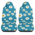 thumbnail image 2 of Fotbe Daisies Flowers Pattern Automotive Seat Covers for Cars Trucks and SUVs – Car Seat Covers for Front Seats,Protective Seat Covers,Vehicle Seat Covers, Set of 2, 2 of 9