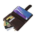 thumbnail image 4 of Case for Samsung Galaxy Note 20 5G Cover Zipper Pocket Wallet Case Magnetic Protective - Braun, 4 of 5