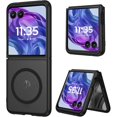 thumbnail image 1 of wonima11 DUEDUE for Motorola Razr Plus 2025/2024 Case, Moto Razr 50 Ultra 5G Case Magnetic, Protective Cover Shockproof Phone Case for Motorola Razr+ Plus 2025/2024/Moto Razr 50 Ultra 5G 6.9", Black, 1 of 1