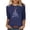 Multicolor, variant on Womens Christmas Tops 3/4 Sleeve MIUOWANP Women's Fashion Tees Casual Crewneck 3/4 Sleeve Loose T Shirt Ladies Tops Blouses Shirts Multicolor XXXL
