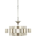 thumbnail image 5 of Silver Leaf Grand Lotus Silver Large Chandelier, 5 of 7