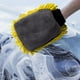 thumbnail image 5 of Guante de microfibra sin pelusa para lavado de autos, ideal para camiones y barcos. Amarillo, 5 of 9