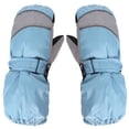thumbnail image 2 of Karoyedx Gloves for Girls Kids Snow Ski Mittens Winter Gloves Warm Waterproof Mittens Gloves for Girls and Boys Sky Blue Size,5-9 Years, 2 of 4