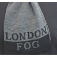 thumbnail image 3 of London Fog Adult Men Knit Hat and Scarf Set - Beanie Hat Skull Cap and Scarf Se (Grey/Black Block), 3 of 5