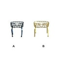 thumbnail image 2 of Cateissary Soporte para tarros, estante de Metal para zumo, organizador dispensador, soporte para cocina y hogar, estantes redondos, contenedor de Mostrada Dorado, diámetro de ajuste 15 cm 5L, 2 of 6