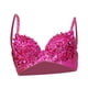 thumbnail image 5 of Corsé de lentejuelas, ropa interior, corsé punk brillante para espectáculos, fiestas y discotecas. Rosa roja, 5 of 9