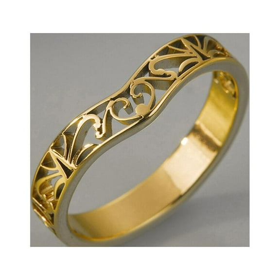 Midi Thumb Stainless Steel Ring V Band Chevron Plain Heart Rings Valentine's Day Gift