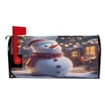 thumbnail image 3 of Ryvnso Mailbox Cover Cute Christmas Snowman Magnetic Mailbox Wrap Standard Size 21x18 Inch, 3 of 8