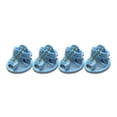 thumbnail image 2 of Agiferg 4Pcs Anti-slip Spring Summer Pet Boots Paw Breathable Mesh Soft Bottom Dog Shoes, 2 of 4