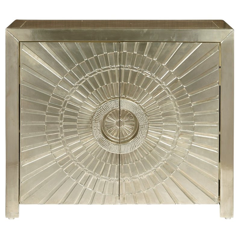 Beaumont Lane Accent Chest in Silver