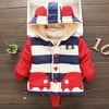 Baby Toddler Boys Girls Autumn Winter Hooded Coat Cloak Thick Warm Clothes