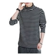 thumbnail image 1 of Playera Larga Delgada Hombre Caballero Cuello Tortuga Camisa, 1 of 8