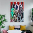 thumbnail image 6 of Terrifier Wall Hanging Painting Wall Art Canvas Paintings Posters Home Decorations 12x18inch(30x45cm), 6 of 8