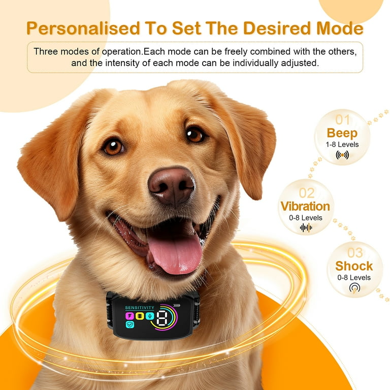 Dog Bark Collar, Svtrat Smart Bark Collar for Small Medium... Dog Bark Collar, Svtrat Smart Bark Collar for Small Medium...