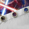 thumbnail image 4 of jejeloiu Lightsaber Black Out Curtains,Universe Starry Night Curtains Pack of 2 (42x63 Each),Colorful Galaxy Bedroom Curtains For Boys Kids,Microfiber Bedroom Decor, 4 of 6