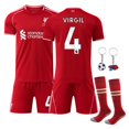 thumbnail image 1 of 2025/26 Liverpool Home #4 Virgil Soccer Jersey Kits, 1 of 3