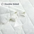 thumbnail image 2 of Moonlight20015 3-Piece Velvet Quilt Set King, Floral Diamond Lightweight Bedspread, Soft Reversible Bedding Set with Shams, White, 2 of 8