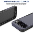 thumbnail image 5 of Decase for Google Pixel 9 Pro XL Case, Shockproof Heavy Duty Hybrid Protection Hard PC Shell Flexible TPU Bumper, Military Grade Drop Proof Durable Protective Case with Screen Protector,Darkblue, 5 of 5