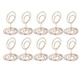 thumbnail image 2 of Table Number Holder, Convenient Practical Gift Card Holder Small Compact Round Base Widely Applicable  For Offices For Anniversary Parties For Home ANGGREK Oro rosa, 2 of 8