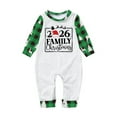 thumbnail image 2 of Xdegoge Christmas Pajamas for Family Matching 2 Piece Sets Plaid Raglan Long Sleeve Tops and Pants Xmas Graphic Holiday Party Outfits Men and Women Matching Christmas Pajamas, 2 of 3