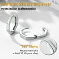 thumbnail image 5 of PROSTEEL 925 Sterling Silver Womens Small Hoop Earring Cute Birthday Christmas Mother's Day Gift Hexagonal Earrings Jewerly for Daughter Mom Wife, 5 of 8