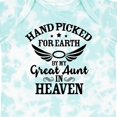 thumbnail image 4 of Inktastic Handpicked for Earth by My Great Aunt in Heaven Boys or Girls Baby Bodysuit, 4 of 5