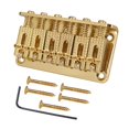 thumbnail image 4 of Puente fijo de 6 selletas para guitarra eléctrica Oro, 4 of 9