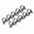 thumbnail image 2 of Abrazadera de Manguera - 10 Piezas de Acero Inoxidable Mini línea de Combustible Clip de Abrazadera de Manguera de 6 mm-20 mm Tamaño Opcional(11-13Mm), 2 of 14