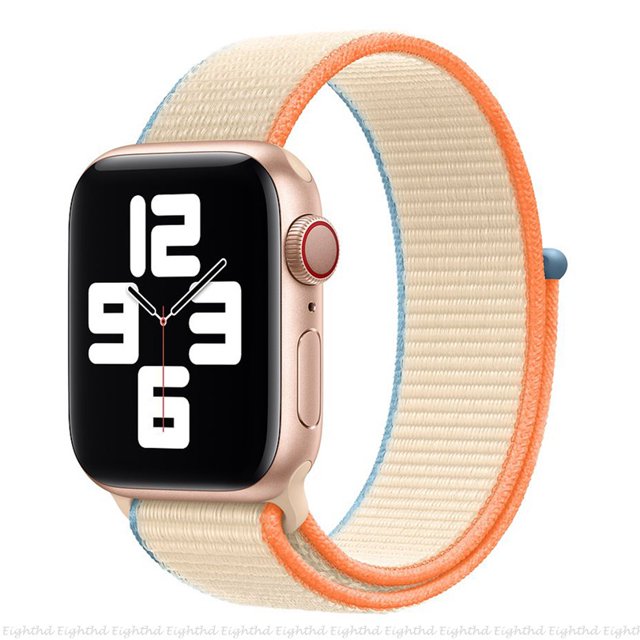Nueva Banda De Nylon De Color Sólido Para Relojes Inteligentes Serie Ultra 8 7 6 SE 5 4 3 2 1 Tamaño 49mm 41mm 45mm 44mm 42mm 40mm 38mm Correa De Reloj Gao Jiahui unisex