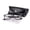 Shiny Black, variant on Classic Full Rim Rectangular Eyeglasses Frame with Clear Non-Prescription Lenses, Lightweight Everyday Eyewear for Men & Women