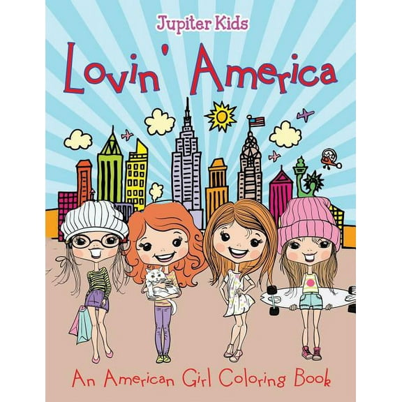Lovin' America (An American Girl Coloring Book) (Paperback)