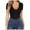 Black, variant on Women's Long Sleeve V Neck Slim Fitted Basic Tee Top Stretch Rayon/Spandex - S-L