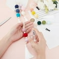thumbnail image 4 of 10Pcs Felt Ball Car Diffuser Aromatherapy Essential Oil Car Vent Clip Diffuser Felt Wooden Bead Tassels Car Hanging Ornament Clip, 4 of 6