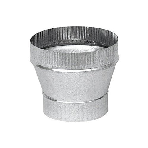 Imperial 3 in. Dia. x 4 in. Dia. Galvanized Steel Stove Pipe Increaser