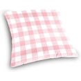 thumbnail image 3 of GZHJMY Soft Smooth Skin-Friendly Throw Pillow Cover without Pillow Case16"x16"Shrink-Resistant Breathable Hidden Zipper Opening, Sofa Bed Office Farmhouse Room Easy to Disassemble|Pink Buffalo Plaid, 3 of 7