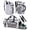 Gray white, variant on Gym Bag for Men, 45L Sports Travel Duffel Bag with Shoe & Laptop Compartment, Gym Workout Backpack Carry On Weekender Bag Overnight Backpack for Travel, Black