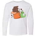 thumbnail image 3 of Inktastic Dino With Chocolate Bar Long Sleeve Youth T-Shirt, 3 of 5