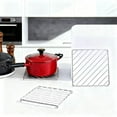 thumbnail image 5 of 2 Pcs Stainless Steel Pot Rack Trivet, Multi - Use Kitchen Countertop Protector for Hot Pots & Pans, Durable Heat Resistant Mat, 5 of 5